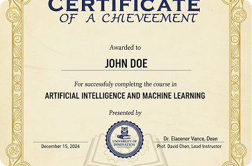 اسم الشهادة هنا